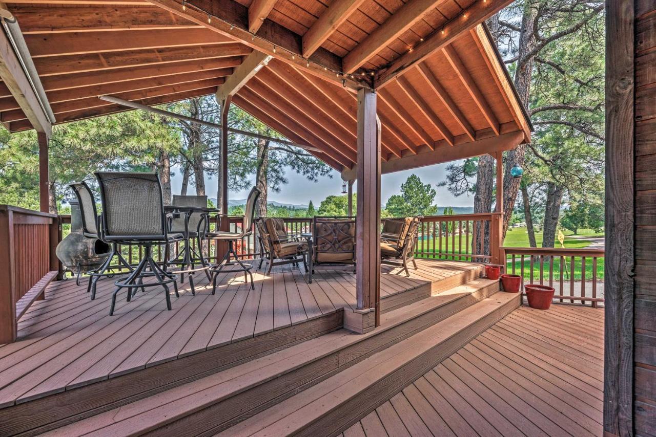 Cozy Ruidoso Cabin With Private Hot Tub And Large Deck Exterior photo