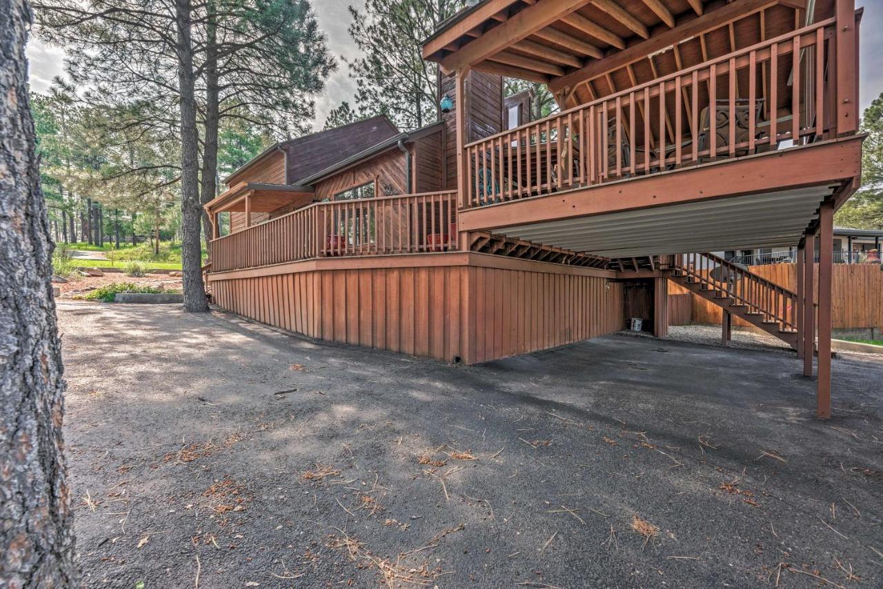 Cozy Ruidoso Cabin With Private Hot Tub And Large Deck Exterior photo